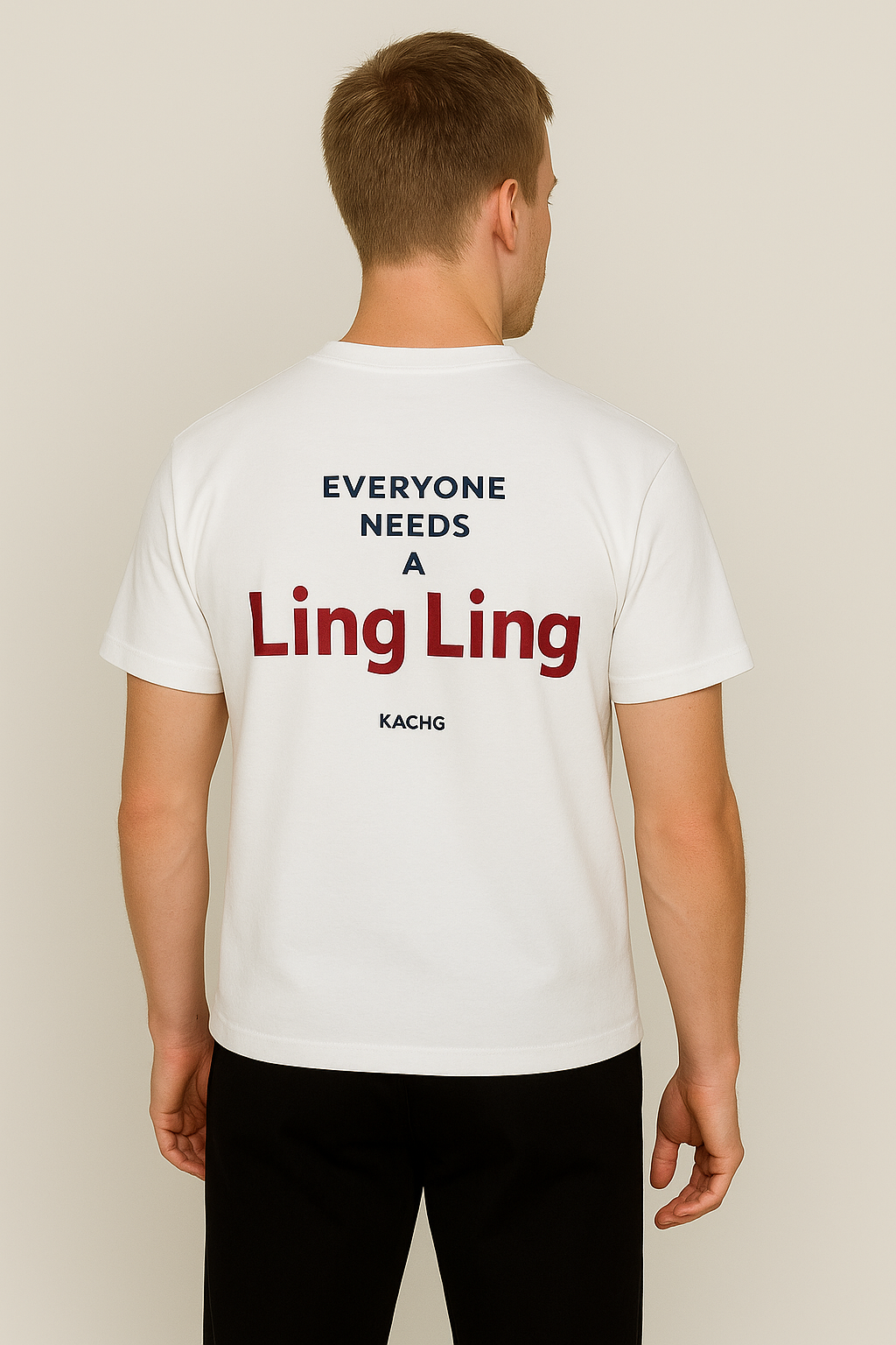 everyone needs a ling ling t-shirt playful asian culture streetwear back print