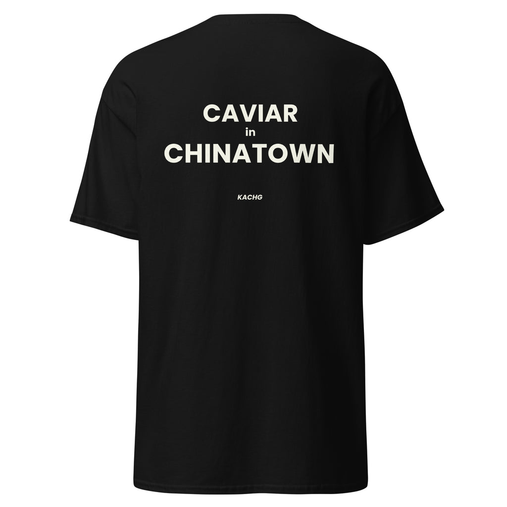 caviar in chinatown t-shirt luxury nightlife asian streetwear back print