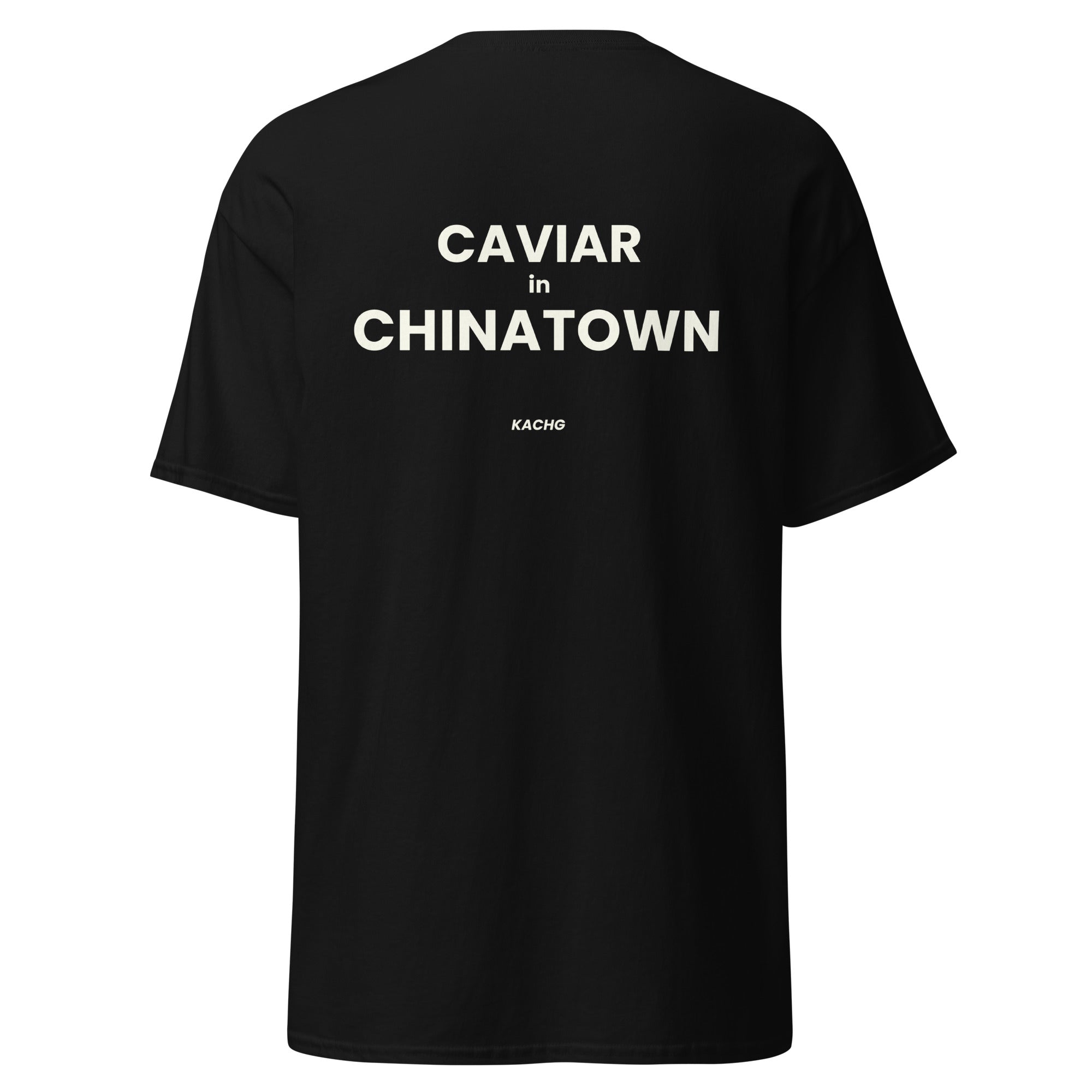 caviar in chinatown t-shirt luxury nightlife asian streetwear back print