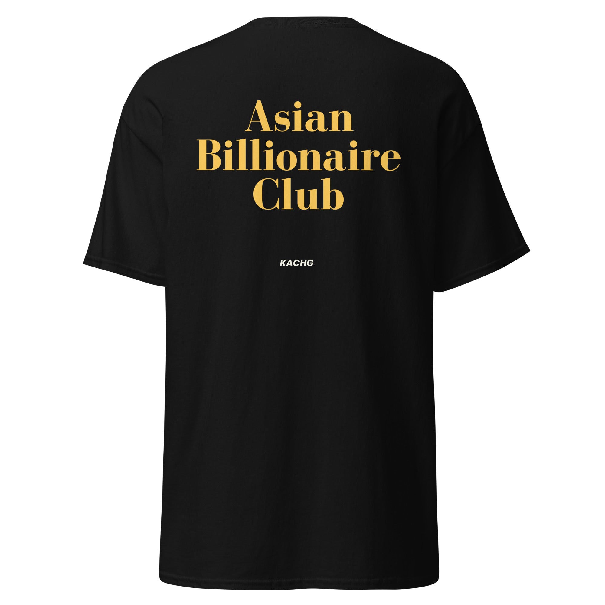 Asian Billionaire Club luxury t-shirt back print night city streetwear