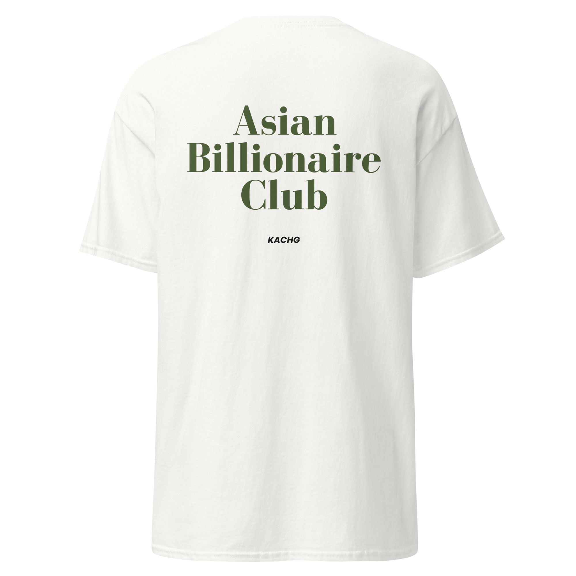 Asian Billionaire Club luxury t-shirt back print night city streetwear